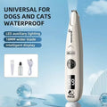 Vpet Dog Electric Groomer Trimmer with LED Light Waterproof Pet Foot Hair Trimmer Low Noise Cat Dog Face Foot Ear Hip Paw Shaver