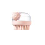 1PC Soft Silicone Pet Bath Brush with Shampoo Dispenser Gentle Massage for Pet Grooming and Hair/Fur Cleaning