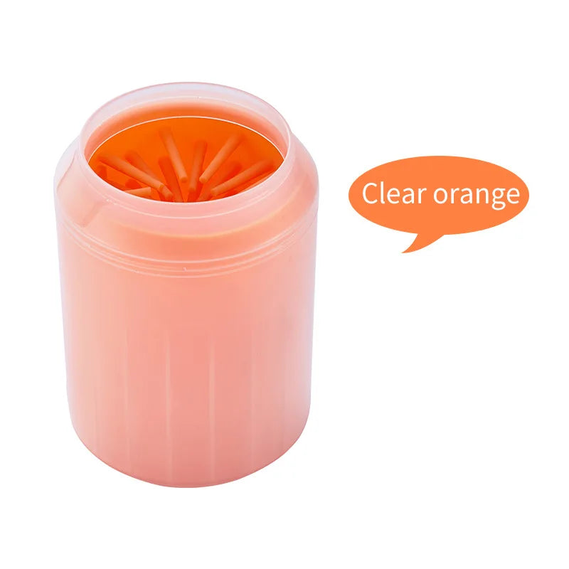 Dog Paw Cleaner Cup Soft Silicone Combs Portable Outdoor Pet Foot Washer Paw Clean Brush Quickly Wash Foot Cleaning Bucket