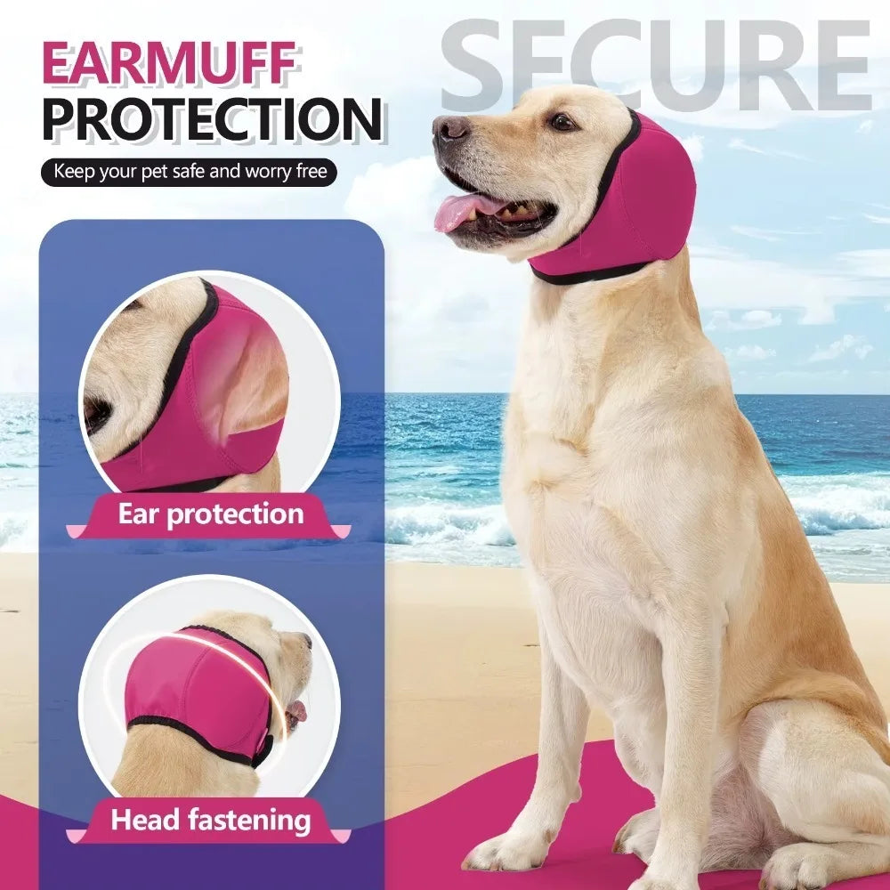 Dog Noise Reduction Hearing Protection Anti-Noise Calming Earmuff Waterproof Dog Soothing Headcover Shock Proof Dog Earmuffs New