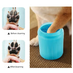Dog Paw Cleaner Cup Soft Silicone Combs Portable Outdoor Pet Foot Washer Paw Clean Brush Quickly Wash Foot Cleaning Bucket