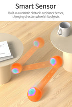 Smart Rolling Ball for Cats & Dogs - Self-Moving Interactive Toy, USB Rechargeable