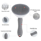 Self-Cleaning Pet Grooming Brush - Effortless Hair Remover for Dogs and Cats