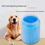 Dog Paw Cleaner Cup Soft Silicone Combs Portable Outdoor Pet Foot Washer Paw Clean Brush Quickly Wash Foot Cleaning Bucket